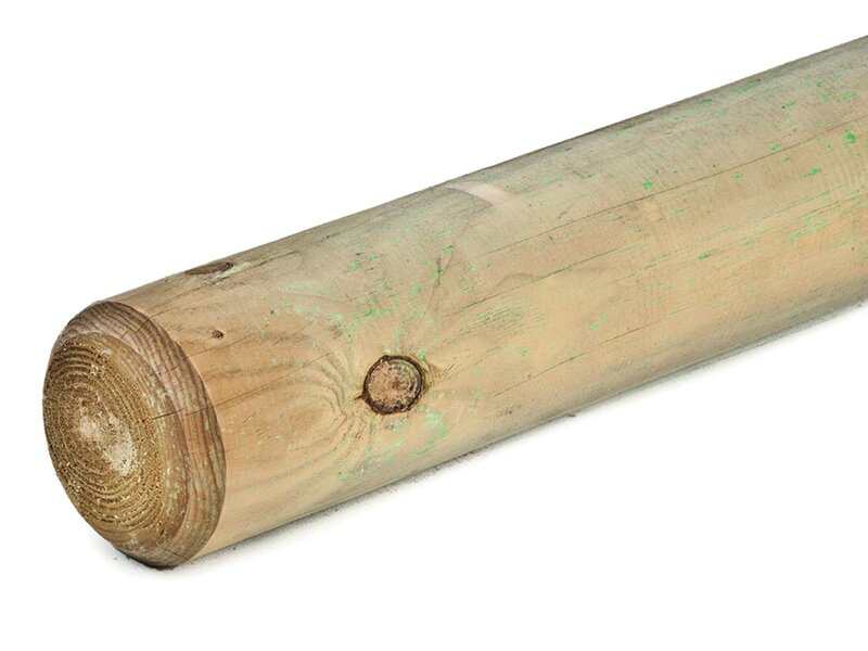 50 Unidades de POSTES REDONDOS PARA VALLADOS - 10X300cm - PALET COMPLETO