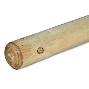 50 Unidades de POSTES REDONDOS PARA VALLADOS - 10X300cm - PALET COMPLETO - POSTES REDONDOS PARA VALLADOS - 10X300cm - PALET COMPLETO