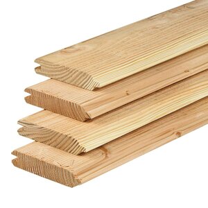 Tarima de abeto douglas - 2.8x14.5x200 cms - POSTES REDONDOS PARA VALLADOS - 10X300cm - PALET COMPLETO
