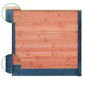 Tarima de abeto douglas - 2.8x14.5x200 cms - POSTES REDONDOS PARA VALLADOS - 10X300cm - PALET COMPLETO