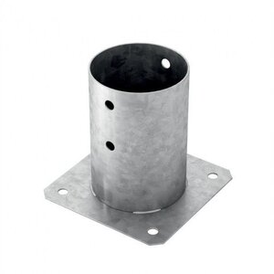 BASE SOPORTE PARA POSTES REDONDOS DIAMETRO 8 PARA HORMIGÓN - BASE SOPORTE  PARA POSTES REDONDOS DIAMETRO 8 PARA HORMIGÓN