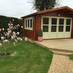 Casas de Madera Campello - Diáfana - 14 m2 - Modelo Blackpool - Casa de Campo BLACKPOOL - Tratada con lasur
