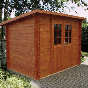 Casas de Madera Prefabricadas La Rioja - Diáfana - 5 m2 - Modelo Kris - Caseta de madera KRIS - adoquines