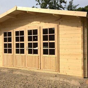 Casas de Madera Durango - Diáfana - 27 m2 - Modelo Southampton - Casa de campo SOUTHAMPTON - MONTAJE
