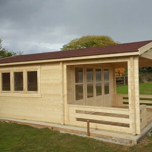 Casas de Madera Prefabricadas Móstoles - Diáfana - 18 m2 - Modelo Ipswich - Bungaló IPSWICH - MONTAJE CLIENTE 3