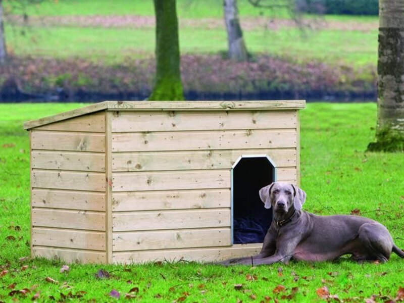 Casa para perro de raza mediana de medidas 130X93X97 cms