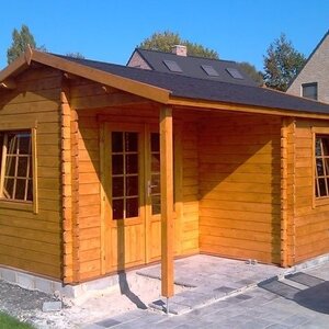 Casas de Madera Cazorla - Diáfana - 17 m2 - Modelo Johan - Casas de madera JOHAN lasur