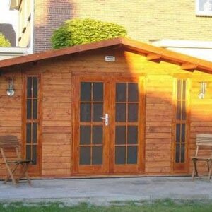 Casas de Madera Aragón - 9,7 m2 - Diáfana - Modelo Max-Mimir - Casas de madera MAX - FOTO CLIENTE ROBLE