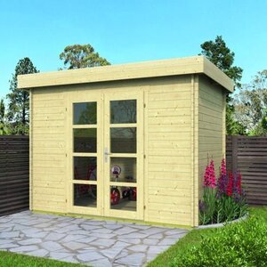Casas de Madera Basauri - Diáfana - 6 m2 - Modelo Minimodern - Caseta MINIMODERN - HOBYCASA