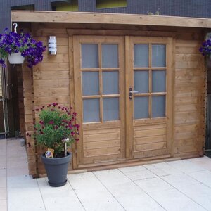 Casas de Madera Alcorcón - 7 m2 - Diáfana - Modelo Jorgen - Caseta madera JORGEN - HOBYCASA