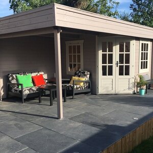 Casas de Madera Portugalete - Diáfana - 6 m2 - Modelo Stig - Casa de madera STIG - TERRAZA