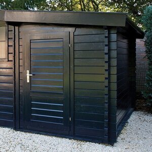 Extensión 44mm para caseta - 160x300 cm - Extensión 45MM para caseta - lasur negro