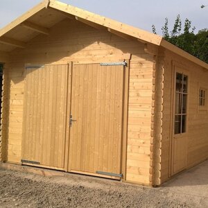 Garaje de madera Geir - Diáfano - 20 m2 - Garaje de madera GEIR - EXTERIOR