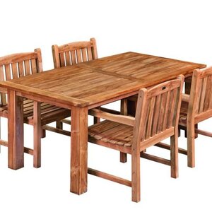MESA DE JARDÍN DE TEKA MODERNA MEDIDAS 250X100 CMS