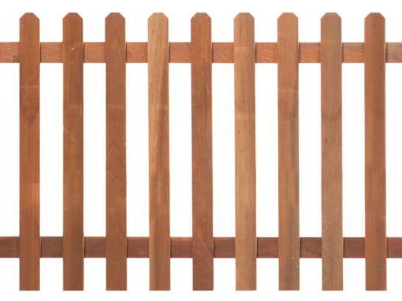 VALLA DE MADERA TROPICAL DURA DE 90X180 CMS