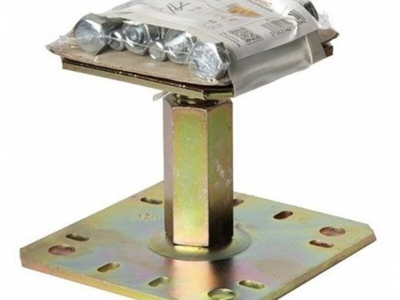 SOPORTE REGULABLE PARA POSTES DE PORCHES