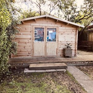 Casas de Madera Moncófar - Diáfana - 10 m2 - Modelo Dyre - Casetas de madera DYRE - HOBYCASA
