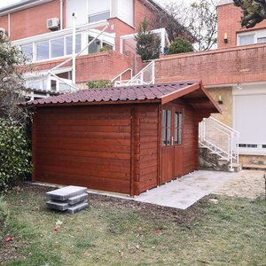 Casas de Madera Prefabricadas Modelo Murcia - Diáfana - 10 m2 - Caseta de madera MURCIA - MONTAJE CLIENTE 2