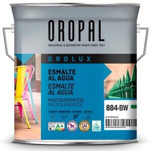 BOTE ESMALTE ACRILICO AL AGUA DE 4 LITROS - Bote esmalte acrílico al agua de 4 litros- GRIS MEDIO 04