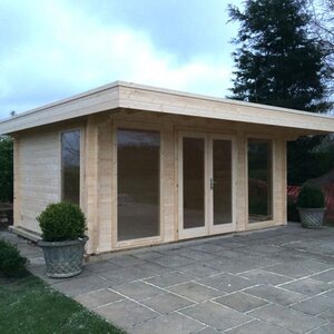 Casas de Madera Lejona - Diáfana - 16 m2 - Modelo Mia - Casas de madera MIA  MONTADA