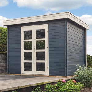 Casas de Madera Vedra - Diáfana - 8 m2 - Modelo Bodine - Casas madera BODINE - AZUL