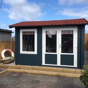 Casas de Madera Ondara - Diáfana - 8 m2 - Modelo Daisy - Caseta de madera DAISY - HOBYCASA