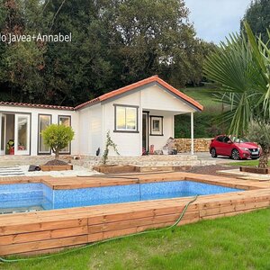 Casas de Madera Jávea - 2 dormitorios - 48 m2 - Casas de madera doble acristalamiento JAVEA - EXTERIOR PISCINA