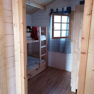 Casas de Madera Prefabricadas Málaga - 3 dormitorios - 48 m2 - CASAS PREFABRICADAS MALAGA 45MM - DORMITORIO LITERAS