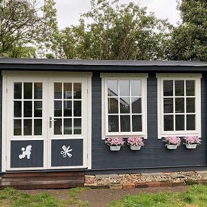 Casas de Madera Prefabricadas Pontevedra - 9,4 m2 - Diáfana - CASA DE MADERA-PONTEVEDRA-FRONTAL